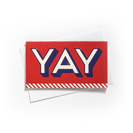 Mini Yay Tag Card