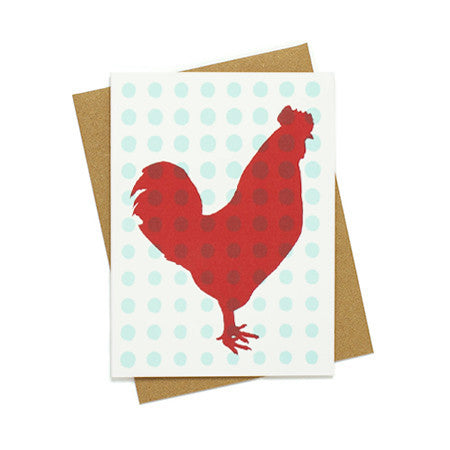 Polka Dot Rooster