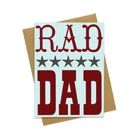 Rad Dad Father's Day Card