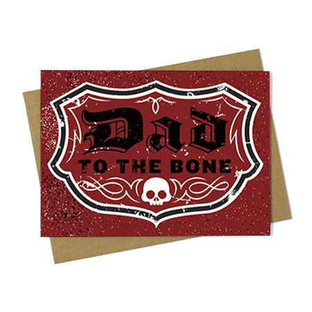 Dad to the Bone Card