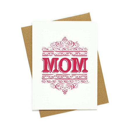 Vintage Scrollwork Mother's Day Card