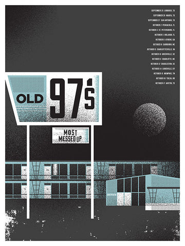 Old 97's Hotel Music Gig Poster