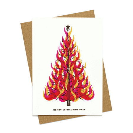 Merry Effin Christmas Holiday Card