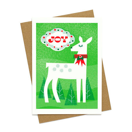 Joy Doe Vintage Greeting Card