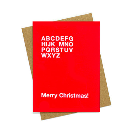 No L, Noel Holiday Card