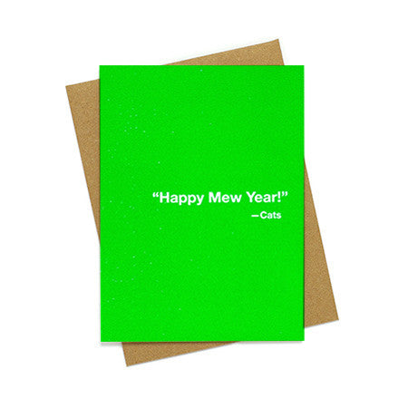 Happy Mew Year Holiday Card