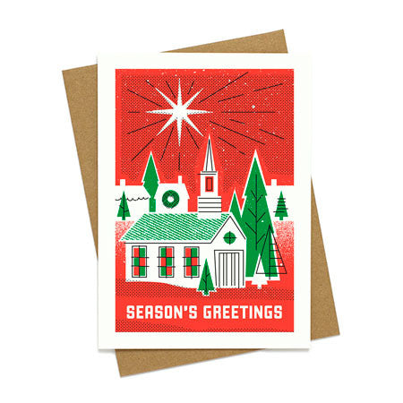 Season's Greeting Chapel Holiday Card