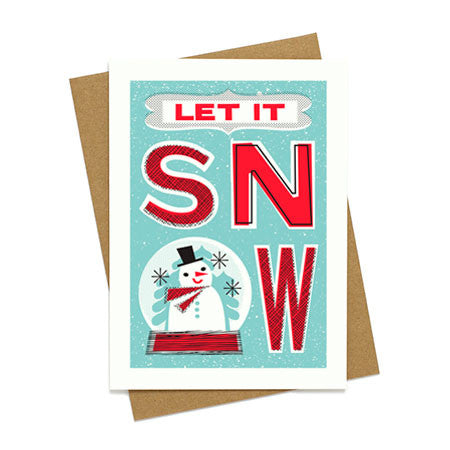 Let It Snow Holiday Card