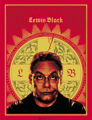Lewis Black Gig Poster