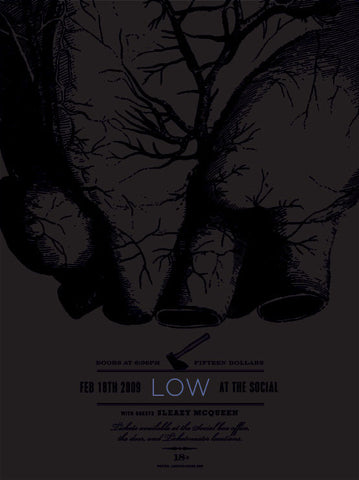 Low Music Gig Poster