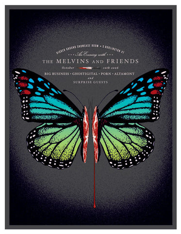 Melvins Music Gig Poster