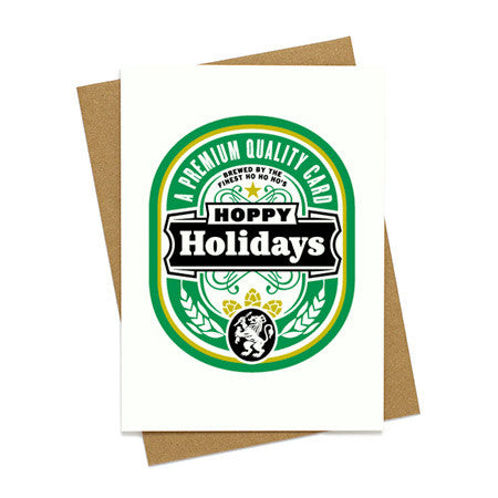 Hoppy Holidays Beer Card