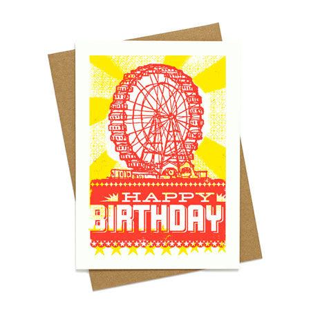 Ferris Wheel Birthday Card