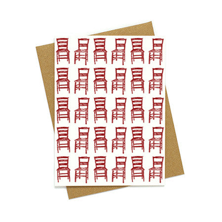 Multiple Chairs Greeting Card