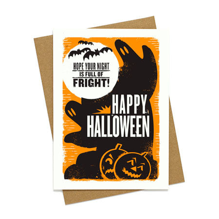Halloween Ghost Greeting Card