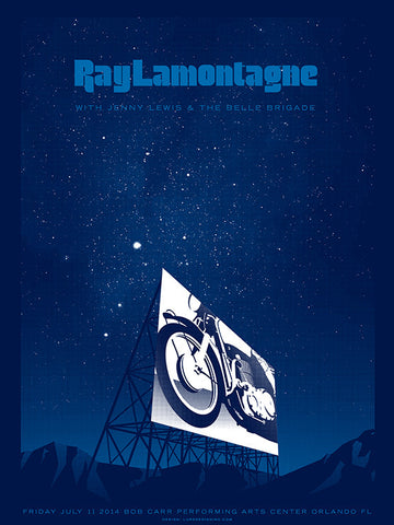 Ray Lamontagne Music Gig Poster