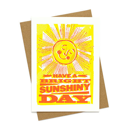 Bright Sunshiny Day Greeting Card