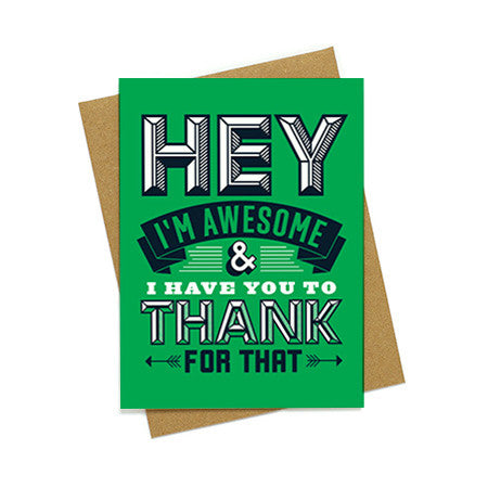 Awesome Thank You Card