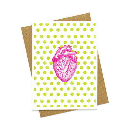 Anatomical Heart Love Card