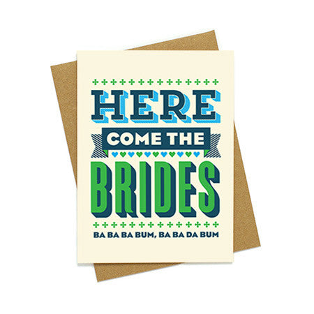 Here Come The Brides Card