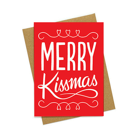 Merry Kissmas Holiday Card