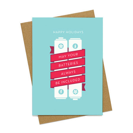 Batteries Included Holiday Card