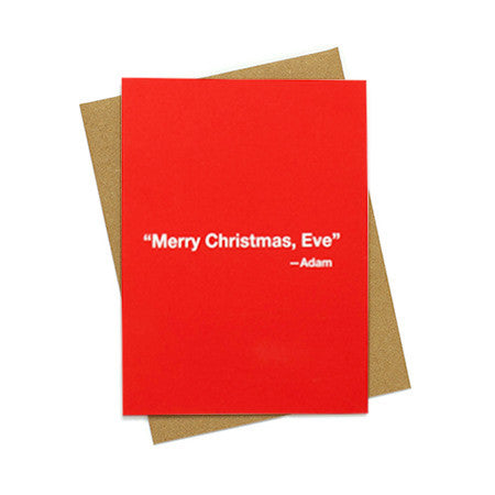 Merry Christmas, Eve