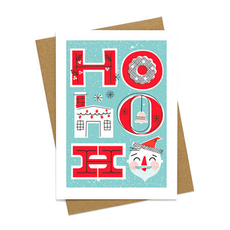 Ho Ho Home Holiday Card